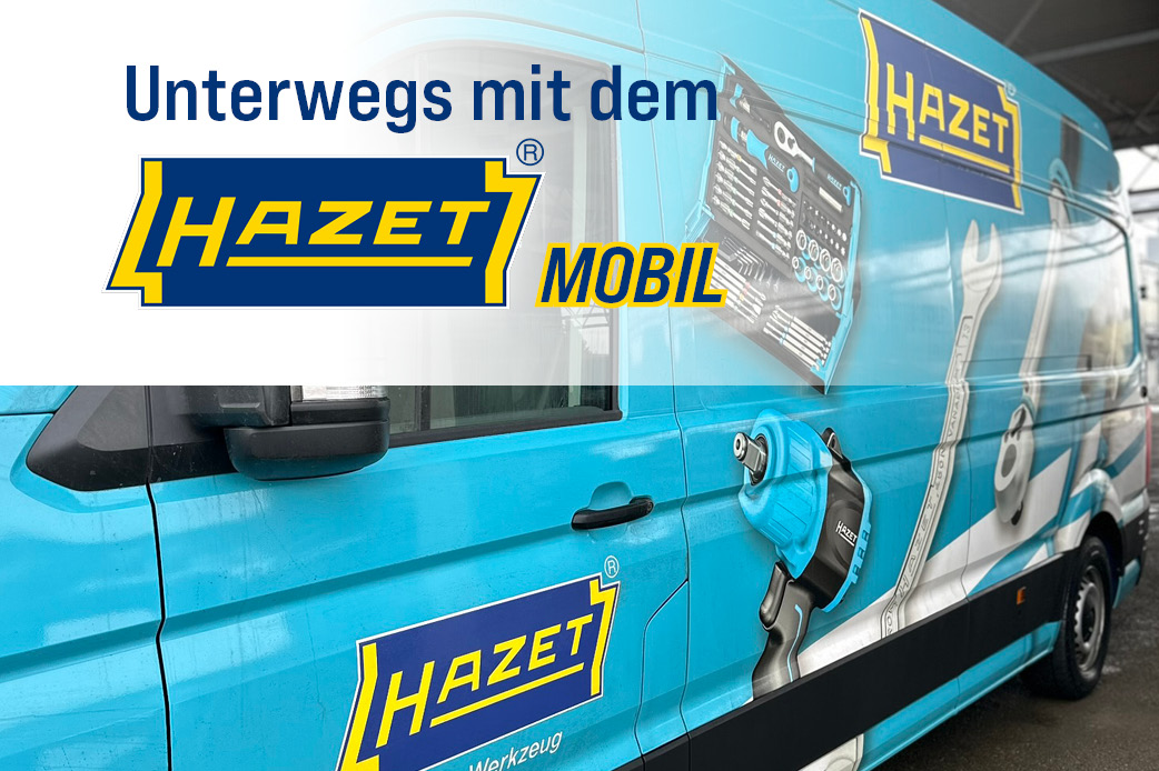 Unterwegs mit dem Hazet Mobil Unterwegs mit dem Hazet Mobil